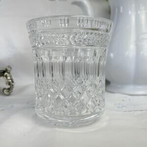 Bombay Crystal Jar No Lid‎ - Bar, Bathroom Or Bedside Cup 4” H